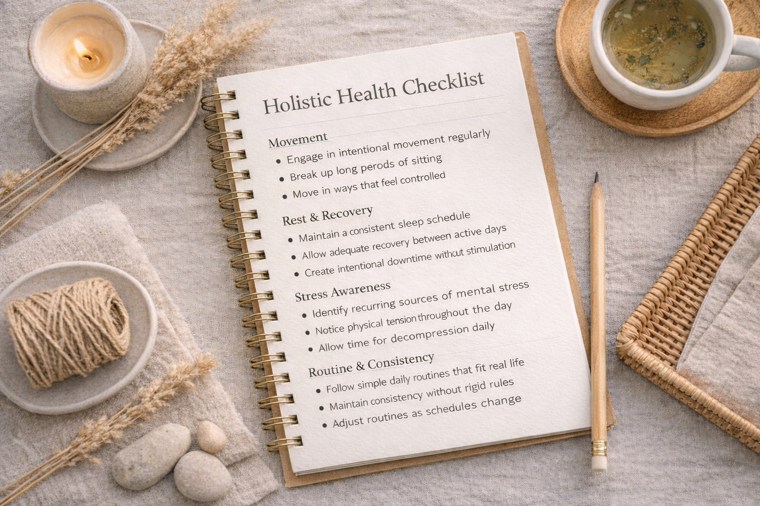 Holistic Health Checklist