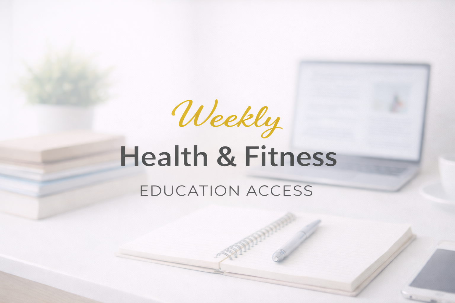 Weekly Health & Fitness Education Access